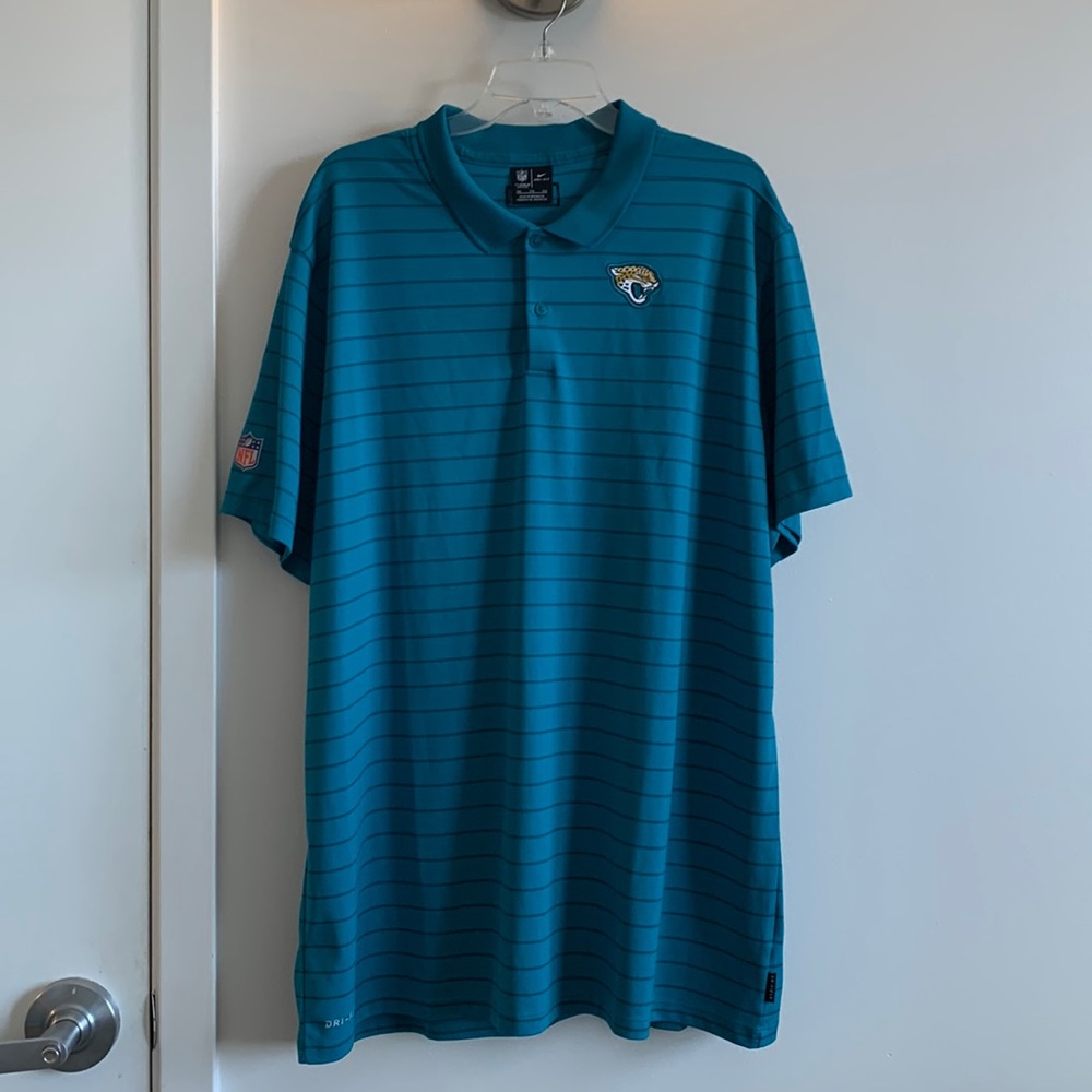 Nike Jacksonville Jaguars Teal Polo